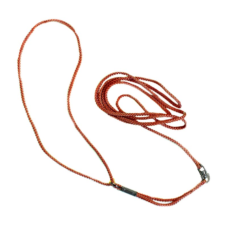 CORREA LAZO NYLON MARRON 3mm x 121cm