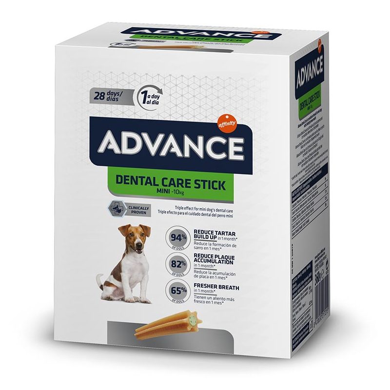 ADVANCE DENTAL CARE STICK MINI DOGS 360gr (4unid)