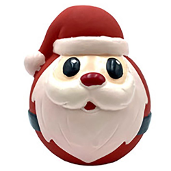 PELOTA PAPA NOEL DE LATEX 7 CM