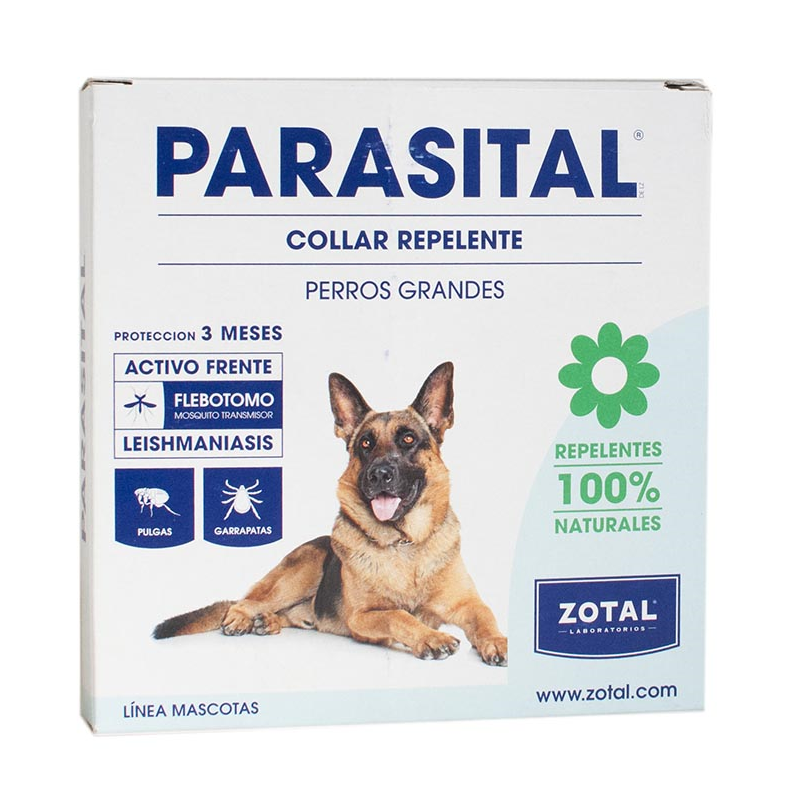 PARASITAL COLLAR REPELENTE PERRO GRANDE 72cm