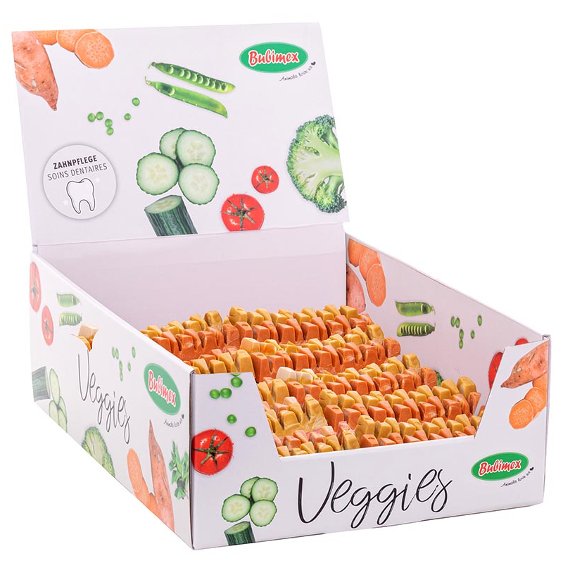 BARRA DE MASCAR VEGETAL 12CM/35GR (120UNID)