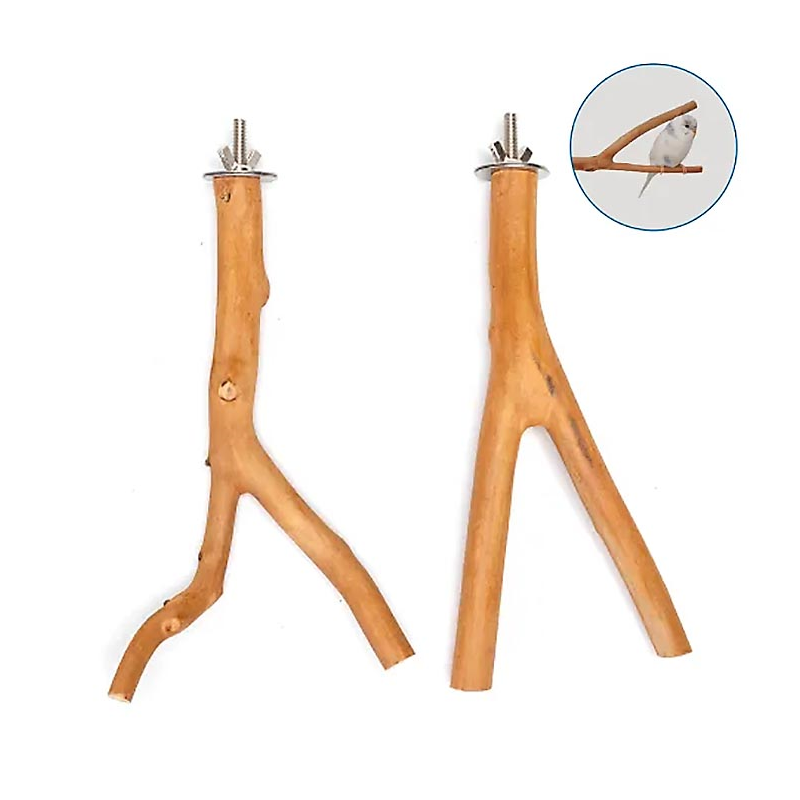 PERCHA PARA PAJARO FORMA Y 20 CM