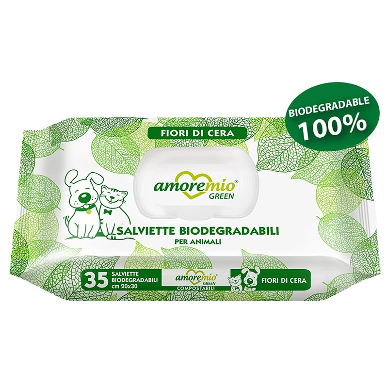 TOALLITAS AMOREMIO BIO FLORES DE CERA 35UNID