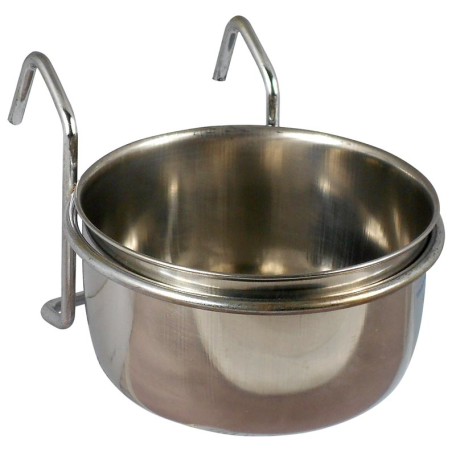 COMEDERO PAJARO ACERO INOX. TXS 6 x 4cm 4H