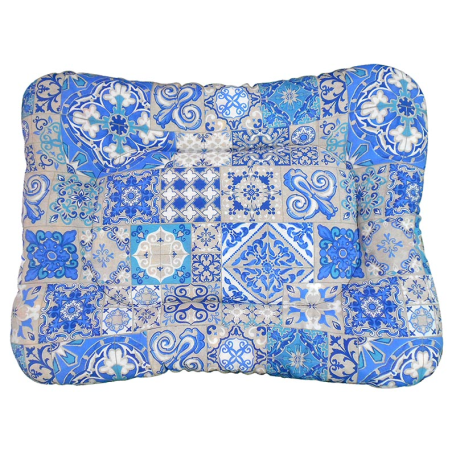 COLCHONETA HUESITO ARABESCO AZUL 80cm 4H
