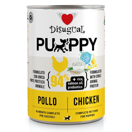 DISUGUAL CANNED DOG FOOD PUPPY CHICKEN 400GR