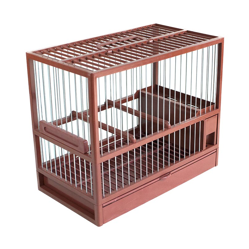 JAULA JILGUERO GRANDE MARRON