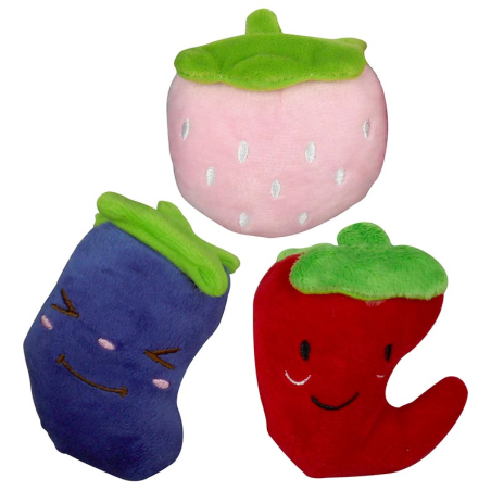 PELUCHE VERDURA/FRUTA (10cm/11cm/12.5cm) 4H