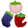 PELUCHE VERDURA/FRUTA (10cm/11cm/12.5cm) 4H