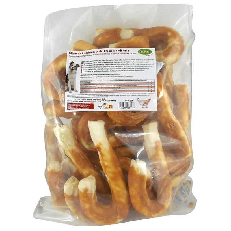 BASTON DE POLLO 15CM 65GR (25 UNID)