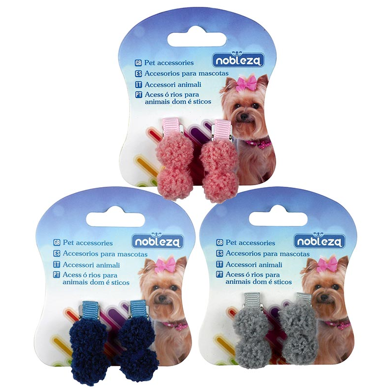 POMPONES DE PINZAS 3.8cm 4H