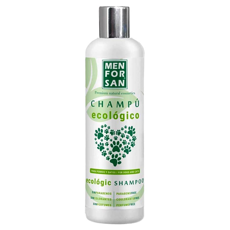 CHAMPU ECOLOGICO MUY SUAVE PERROS Y GATOS 300ml