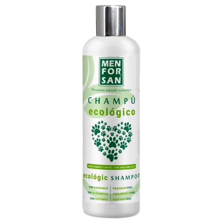 CHAMPU ECOLOGICO MUY SUAVE PERROS Y GATOS 300ml