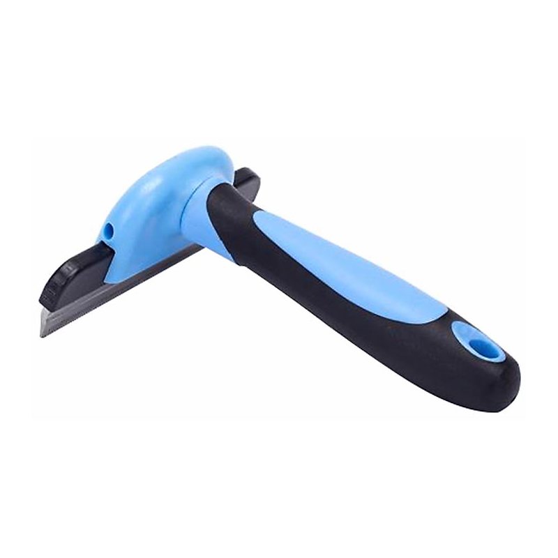 CEPILLO ACERO INOX. AZUL 13.5 x 10.5cm 4H