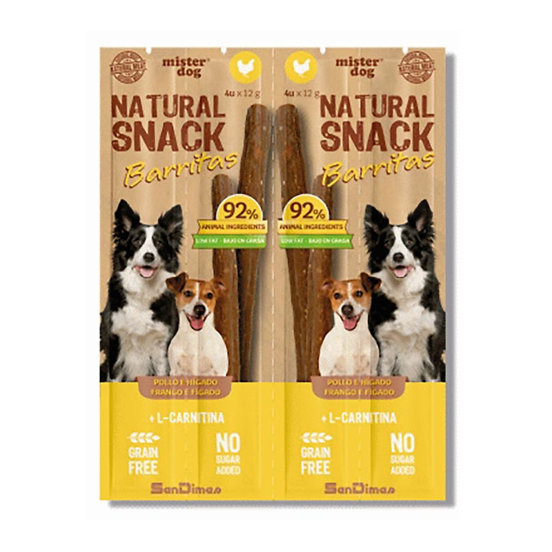 BARRITAS PERRO POLLO/HIGADO 4 x 12 GR