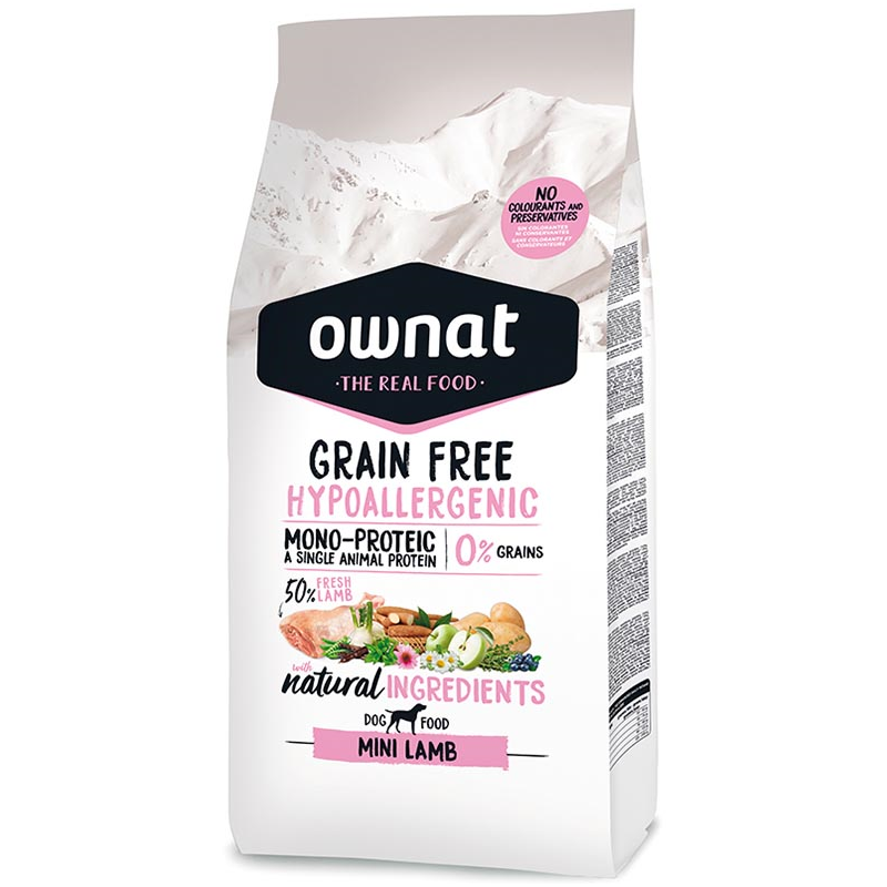OWNAT GF HYPO MINI LAMB DOG 3KG