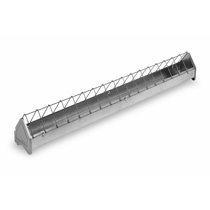 COMEDERO POLLITOS GALVANIZADO 1m R/A