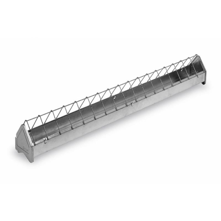 COMEDERO POLLITOS GALVANIZADO 1m R/A
