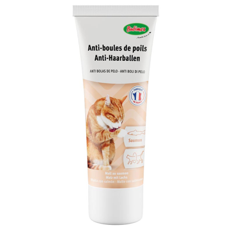 MALTA PARA GATOS CON ACEITE SALMON 100GR