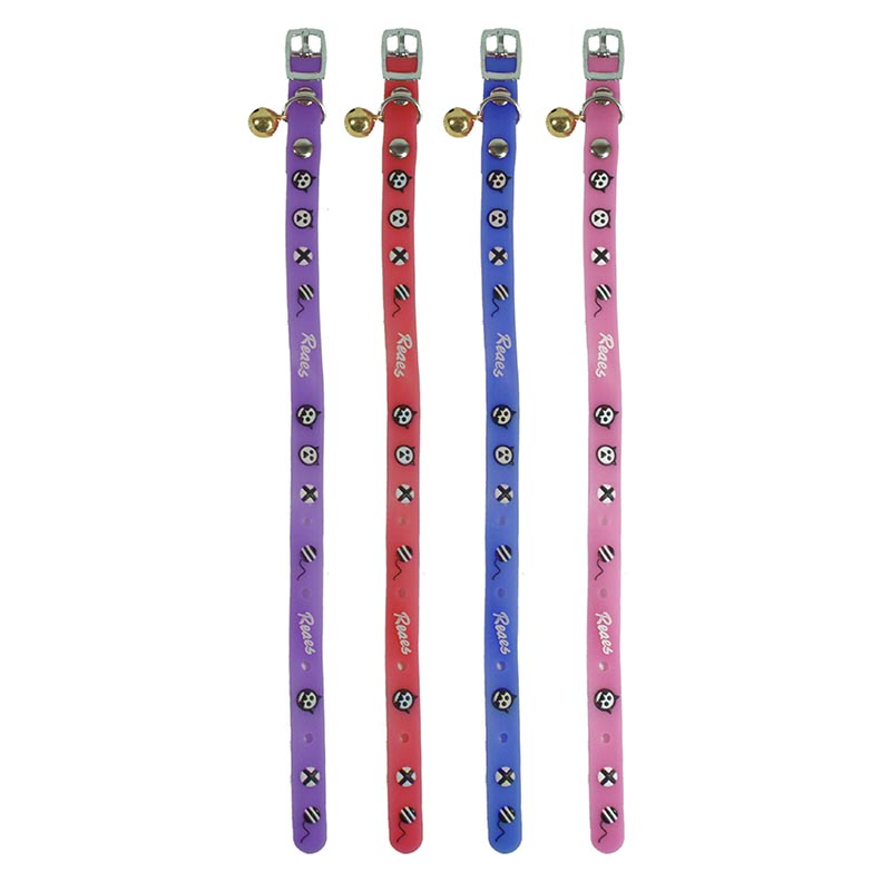 COLLAR GATO SILICONA 1.5 x 30cm 4H