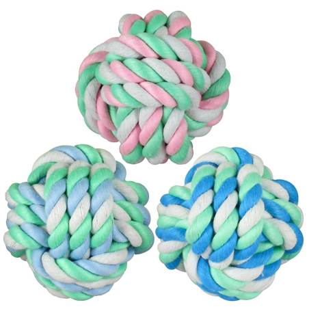 PELOTA NUDO 3 COLORES 7.5cm 4H