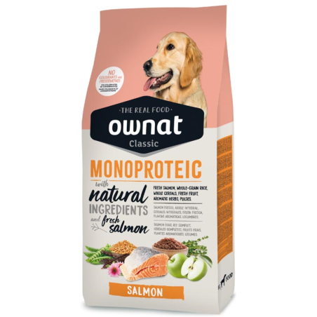 OWNAT CLASSIC MONOP. SALMON DOG 12KG