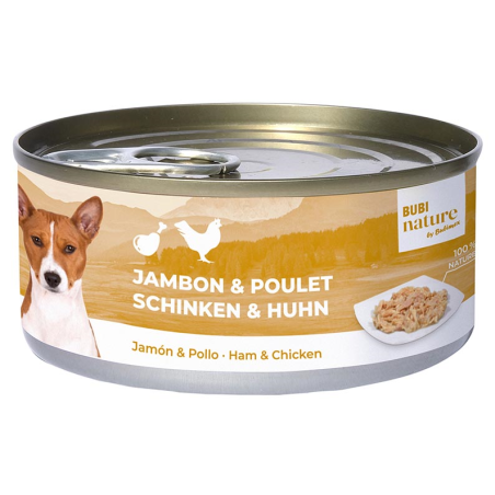 BUBI NATURE DOG JAMON Y POLLO 150GR