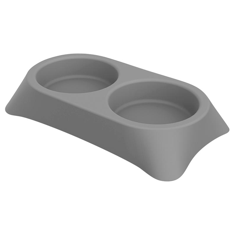 COMEDERO DOBLE STELLA RECTANGULAR TL 0.60L