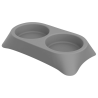 COMEDERO DOBLE STELLA RECTANGULAR TL 0.60L