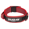 JULIUS COLLAR 50MM VELCRO ROJO-GRIS