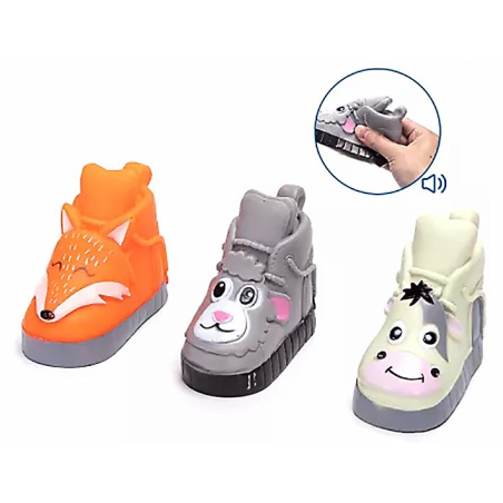 ZAPATOS CARA ANIMALES PLAST. 11 x 9.5 x 5.5CM 4H