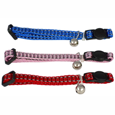 COLLAR GATO REFLECTANTE 1.0 x 20-30cm 4H