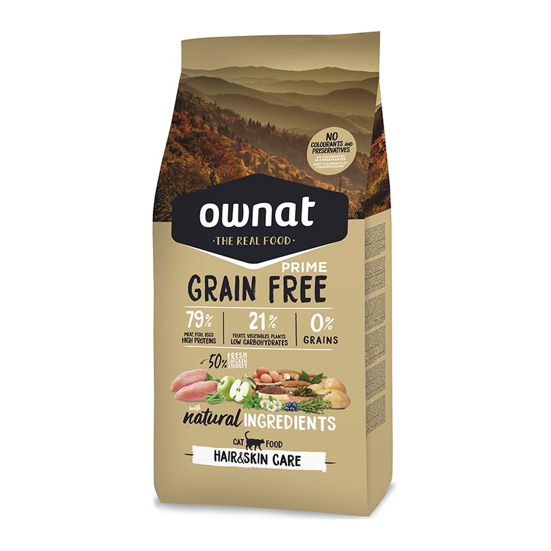 OWNAT GF PRIME HAIR&SKIN CARE CAT 1kg