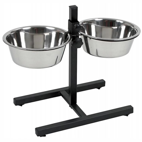 SOPORTE 2 COMEDEROS REGULABLE 2.65L 4H