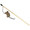 PERCHA GATO RATON MARRON 40cm 4H