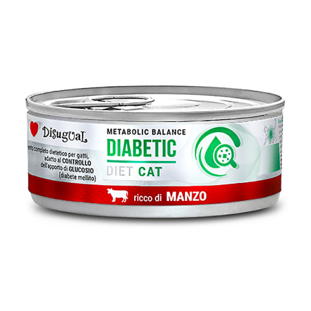 DISUGUAL DIET CAT HUMEDO BUEY DIABETIC 85GR