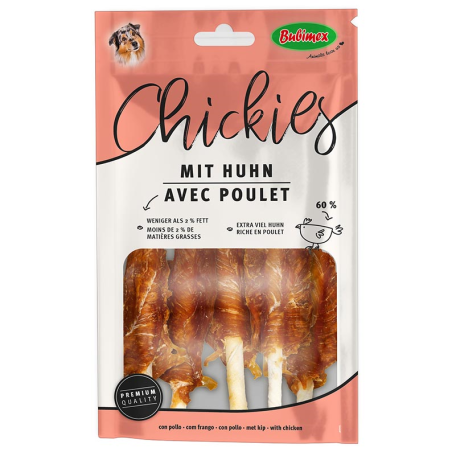 ROLLITOS MASTICABLES CON POLLO 95 GR x 6 UND
