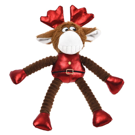 PELUCHE RENO ROJO 32x24,5cm