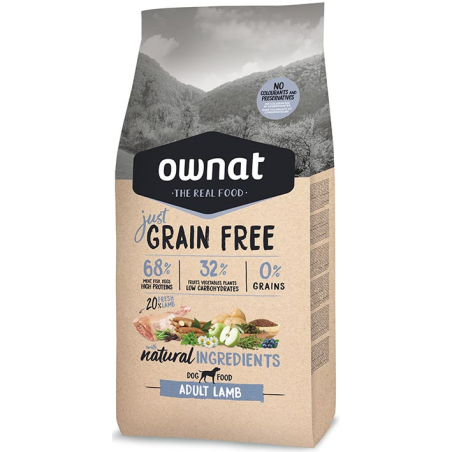 OWNAT GF JUST ADULT LAMB DOG 3kg