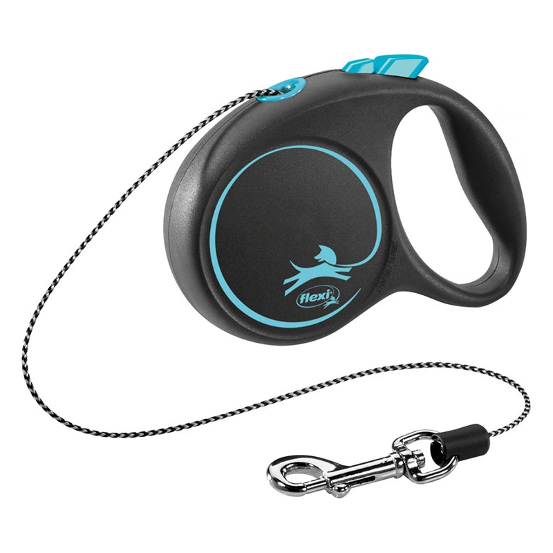 FLEXI BLACK DESIGN XS CORDON 3m AZUL