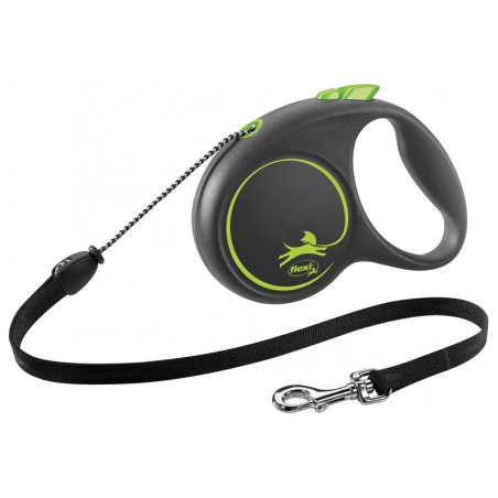 FLEXI BLACK DESIGN M CORDON 5m VERDE